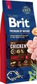 Produktbild: Brit Premium By Nature Adult L 15kg