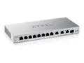 Produktbild: ZyXEL XGS1250-12 - Switch - managed - 8 x 10/100/1000 + 3 x 1/2.5/5/10GBase-T + 1 x 1 Gigabit / 10 Gigabit SFP+
