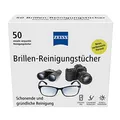 Produktbild: ZEISS Brillen Reinigungstücher (50 Stück) - einzeln verpackt - NEUE REZEPTUR
