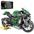 Produktbild: Reobrix 1:5 H2 SX SE Motorrad Baustein Spielzeug für Erwachsene, Technisches Super Motorrad Modell Auto Ziegel Set, 570 Fahrrad Fahrzeug Sammlung Dekor Geschenke für Teens Jungen Kinder 14+ (2088