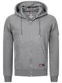Produktbild: Rock Creek Herren Kapuzenpullover mit Reißverschluss Pullover Hoodie Kapuzenjacke Sweatshirt Kapuzensweatjacke Kapuzenpulli H-387 Dunkelgrau 3XL