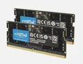 Produktbild: Crucial 64GB DDR5 RAM 5600MHz CL46 2x32GB Laptop Speicher CT2K32G56C46S5 (I9)