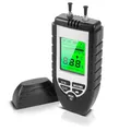 Produktbild: STAHLWERK Feuchtigkeitsmesser FM-60 ST für Holz und Baustoffe | Feuchtigkeitsmessgerät mit hochpräzisen Stiften | Feuchtemesser mit LCD-Display