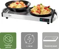 Produktbild: SUNTEC Elektrische Warmhalteplatte, Edelstahl Speisewärmer kabellos, 1100W