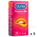 Produktbild: Durex Pleasure Me Kondome Gerippt & Gepunktet Stimulierend Box Mit 10