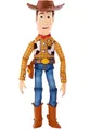Produktbild: Mattel Disney und Pixar Toy Story Movie Toy, sprechende Woody Figur mit Ragdoll Körper, 20 Phrasen, Pull Tab aktiviert Sounds, Roundup Fun Woody, HFY35