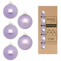 Produktbild: 20 Weihnachtskugeln 6cm Glas Christbaumkugeln Weihnachtsbaumkugeln Lilac Breeze