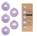 Produktbild: MAGIC by Inge Weihnachtsbaumkugel, Weihnachtskugeln Glas 6cm 20 Stück - Lilac Breeze