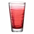 Produktbild: Leonardo Trinkglas Vario Struttura, Becher, Wasserglas, Glas, rot, 280 ml
