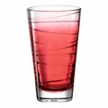 Produktbild: Leonardo Trinkglas Vario Struttura, Becher, Wasserglas, Glas, rot, 280 ml