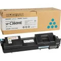 Produktbild: Ricoh Toner Type SPC360HE, 408185 cyan, 5000 Seiten