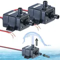 Produktbild: 2er-Set Mini-Wasserpumpen mit 240 l/h Kapazität,Förderhöhe bis 3m,12V