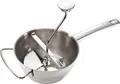 Produktbild: Leifheit Passiermühle Ø 20 cm ProLine-Serie inkl. 3 Einsätzen, aus hochwertigem Edelstahl zum Passieren von Obst, Gemüse, Babynahrung, Suppen, spülmaschinengeeignet, Passiersieb, Kartoffelpresse