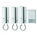 Produktbild: Schneider Electric Ritto Türsprechanlage, Entravox, Komplettset für 3-Familienhaus, Gegensprechanlage mit Beleuchtung und Klingeltasten, Weiss/Weiss, Artikelnummer 1841370