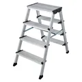 Produktbild: Euroline 20578 Klapptritt 2x4 Stufen Alu Trittleiter Klappleiter Tritt Hocker