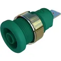 Produktbild: Sks Hirschmann - seb 2620 F6,3 Sicherheits-Laborbuchse Buchse, Einbau vertikal Stift-Ø: 4 mm Grün 1 St