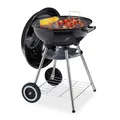 Produktbild: Relaxdays Grillwagen Holzkohle 40 x 40 cm mit Zubehör