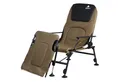 Produktbild: CampFeuer Angelstuhl 2in1 Angelstuhl, Olivgrün/Schwarz, Höhenverstellbare Angelliege