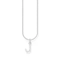 Produktbild: THOMAS SABO Halskette Buchstabe J 925 Sterling Silber mit Zirkonia KE2249-051-14