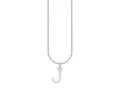 Produktbild: THOMAS SABO Kette mit Anhänger Halskette mit Anhänger Buchstabe J Silber KE2249-051-14