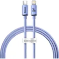 Produktbild: Baseus Crystal Shine Series Fast Charging Data Cable Type-C to iP 20W 2m Purple (2 m, USB 2.0, 20 W) (CAJY000305)