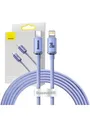 Produktbild: Baseus Crystal cable USB-C to Lightning 20W PD 2m (violet) CAJY000305