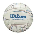 Produktbild: Wilson Volleyball SHORELINE Eco, Gen Green, Einlage mit biobasiertem Zuckerrohr-EVA, Outdoor, Beachvolleyball, Weiß / Blau