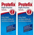 Produktbild: PROTEFIX Haftpulver Extra Stark mit Nass Haftkraft Geschmacksneutral 2x 50g NEU