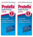Produktbild: ✅ Protefix Haft-Pulver Extra Stark mit Nass Haftkraft Geschmacksneutral 2x 50g ✅
