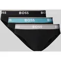 Produktbild: BOSS Slip aus Baumwoll-Elasthan-Mix im 3er-Pack in Black, Größe M