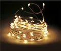 Produktbild: Silver Wire Lights 100 LED - Dimmer, Timer, 8 Funktionen und Fernbedienung