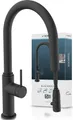 Produktbild: Schütte Spültischarmatur BLACKPOOL energiesp. Cold-Start-Funkt., 360° schwenkbar, ausziehbarer Schlauch