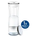 Produktbild: Brita Wasserfilterkaraffe inkl. 1 MicroDisc Wasserfilter (1.30 l) (1027622)