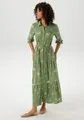 Produktbild: Aniston CASUAL Maxikleid (mit abnehmbarem Bindeband) mit Palmen bedruckt - jedes Teil ein Unikat