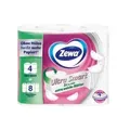 Produktbild: Zewa Toilettenpapier Ultra Smart, 4-lagig 488978 , 1 Polysack = 9 Packungen à 4 x 280 Blatt
