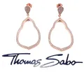Produktbild: Thomas Sabo Damen-Ohrringe Ohrstecker 925er Sterling Silber 750er rosegold