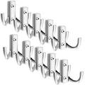 Produktbild: SOTECH 10 Stück Garderobenhaken JULIE STRONG kurz Chrom matt neue stabile Ausführung Haken für Garderobe