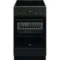 Produktbild: AEG CCB54492BB, Freistehender Herd, Schwarz, Drehregler, Schwarz, Vorderseite, Elektronisch - Schwarz
