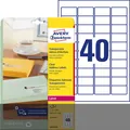 Produktbild: Avery Zweckform® L4770-25 L4770-25 Adress-Etiketten (A4, 1.000 Stück, 45,7 x 25,