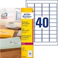 Produktbild: AVERY Zweckform L4770-25 Adressetiketten/Adressaufkleber 45,7x25,4mm 1.000 Stück