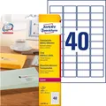 Produktbild: AVERY Zweckform L4770-25 Adressetiketten/Adressaufkleber (1.000 Etiketten, 45,7x