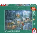 Produktbild: Schmidt Spiele Thomas Kinkade Studios: Santa's Silent Night, Puzzle