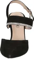 Produktbild: Caprice Damen Slingpumps Leder spitze Form High Heel Pumps 9-29601-42, Größe:36 EU, Farbe:Schwarz