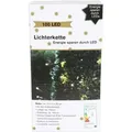Produktbild: Aussen-Lichterkette mit 100 LEDs warmweiss Weihnachtsdeko Weihnachtsbeleuchtung - dunkelgrün