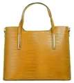 Produktbild: Cluty Henkeltasche, echt Leder, Made in Italy