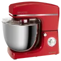 Produktbild: Bomann Knetmaschine KM 6036 CB rot, 10 Liter Edelstahlschüssel, 6,5 kg, NEU