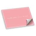 Produktbild: ITENGA Platzset Tischset A3 50 Blatt Schön dass du da bist V3 ROSA modern neu