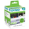 Produktbild: DYMO Original LabelWriter Adressetiketten (Groß) | 36 mm x 89 mm | schwarzer Druck auf weißem Untergrund | 2 Rollen mit je 260 Etiketten (520 Stück) | selbstklebend | für LabelWriter Etikettendrucke
