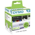Produktbild: DYMO Etiketten Rolle  99012 S0722400 89 x 36 mm Papier Weiß 520 St. Permanent...