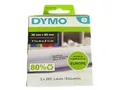 Produktbild: DYMO Etiketten 2x 260 Stück S0722400 weiß 99012 36 x89 mm Adress-Etiketten